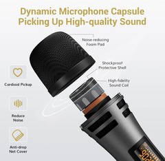 Stable Signal Wireless Handheld Microphone System Portable Mic For Party Speech