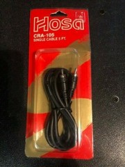 Hosa CRA-105 Unbalanced Interconnect RCA Cable – 5 foot
