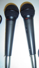 Lot of 2- Fender P-51 Dynamic Professional Microphones (With Cables) USED