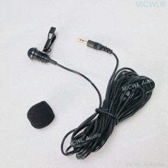 Normal 3.5mm Stereo Lavalier Microphone For Recording Speech Singing Laptop 6m