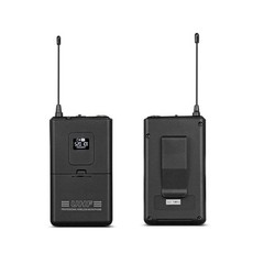 Wireless Microphone System Pro UHF 4 Channel 4 Lavalier Bodypacks 4 Lapel Mic…