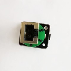 4PCS CAT5/6 RJ45 Feed-through Ethercon Chassis Panel Mount RJ45 Connector System
