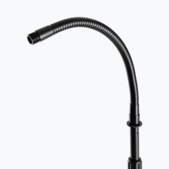 Mic Stand with Flexible Gooseneck + Shock-Mount Wireless Microphone Clip