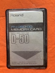 Roland D-50 Memory Card PN-D50-00 / Patch Data Rom for D-50 w/Slip Case