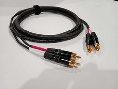 ESH AUDIO – Analogue RCA cable – 2 Channel – MOGAMI 2930 – Neutrik Black/Gold