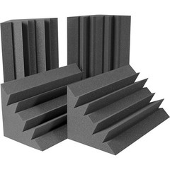 Auralex LENRD Bass Traps 4Pack Charcoal Charcoal