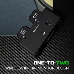 2.4GHz Wireless in-Ear Monitor System Transmitter Receiver Auto-Pairing, 2.4G