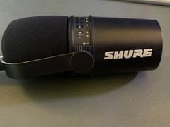 Shure MV7 USB XLR Podcasting Dynamic Microphone – Black