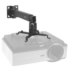 VIVO Universal Adjustable Wall Ceiling Projector Mount Bracket, Black