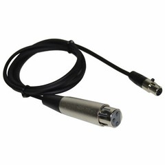 HQRP 4-Pin Mini TA4F to XLR(F) Microphone Adapter Cable for Shure WA310