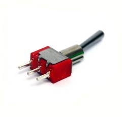 100pc Miniature Toggle Switch 1MS1T4B2M2QES On/On 3P SPDT 2A250V 5A120V PCB pin