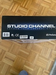 PreSonus Studio Channel Vacuum Tube Strip w/ Compressor EQ, XLR, Box Manual