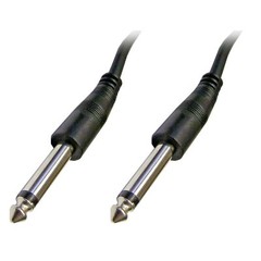 5 x 15Ft Mono 1/4″ Male to Male Guitar Mixer Instrument Cable 15′ Foot v2
