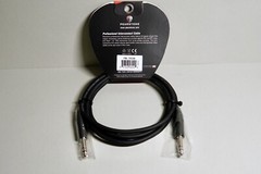 Interconnect Cable: 1/4 inch TRS Male to Male-6ft-Pearstone-24 Gauge-New in pkg