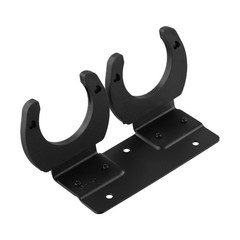 Minimalist Black Wall Mount for For wireless Mic Stand Blend with Any Decor