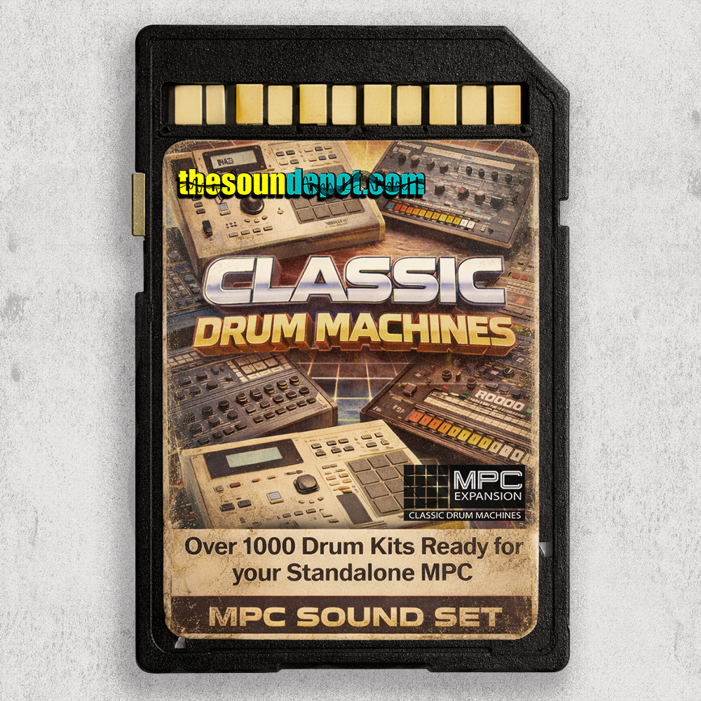 Classic Drum Machine Sounds for Standalone MPCs (Live, X, XL, One, 37, 61, etc.)