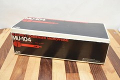 Set of 2 JVC „Electret“ MU-104 Wired Condensor Stereo Microphones in Great Shape