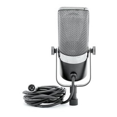 Apex 210B Large Element Ribbon Microphone with Built-In XLR Mic Cable APEX210B