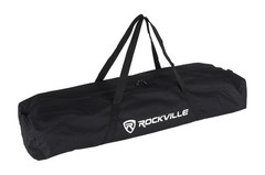 Pair Rockville SS6 Universal 35MM Tripod DJ PA Speaker Stands+Carry Bag Portable