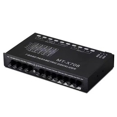 MT-X708 7-Band Parametric Equalizer – 12V Car Audio EQ with Sub Control