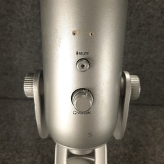 Blue Yeti USB Microphone Silver Condenser Mic USB Cable Cable Podcasting Stream