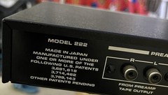 DBX Recording Technology Series Model 222