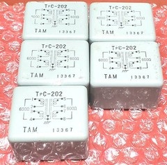 Tamura TPC-202 600 Ohm 600 Ohm Isolation/Bridging Transformer Japan Tested Rare
