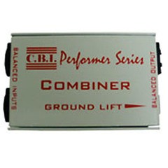 4 Pack CBI Combiner 2 Female XLR in to 1 Male XLR Out – Ground Lift Switch