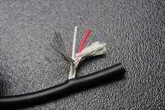 MICROPHONE CABLE BLUE RED BLACK YELLOW 50 FT EACH WIRE SHEILDED 100% COPPER