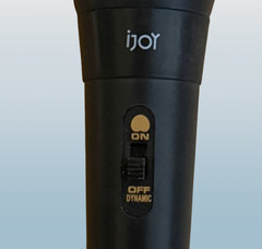 iJoy Dynamic Wired Handheld Microphone 3-Pin XLR Karaoke PA Mic Untested