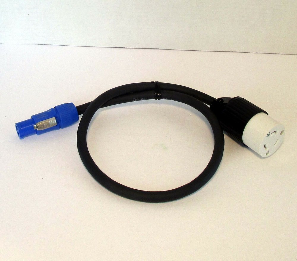 Neutrik PowerCon A (NAC3FCA) to Cooper L5-20R Cable 12 AWG 2 feet