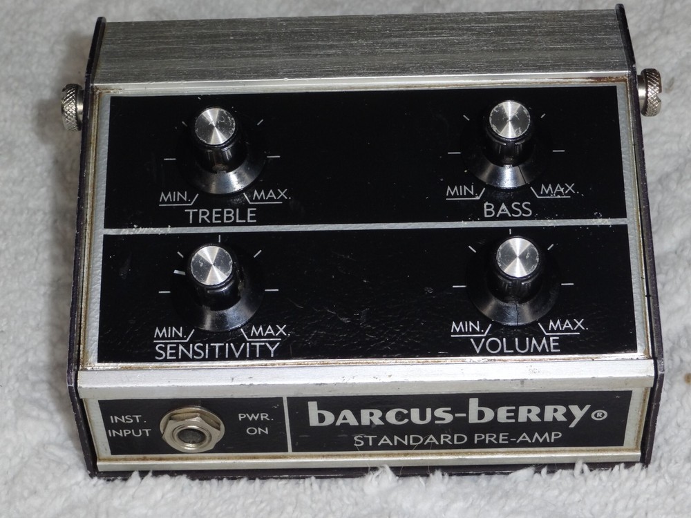 Barcus-Berry 1330-1, Standard Pre-Amp, with 2 Band Equalizer, Vintage Unit-Works