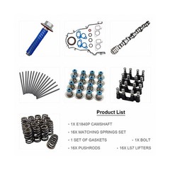 Sloppy Mechanics Stage 2 Camshaft Lifter Kit Compatible with 1997-2007 GM Che…