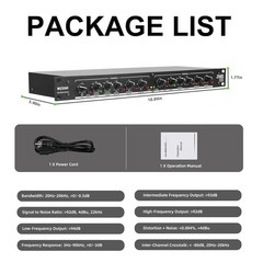High-Quality Stereo Sound Processor XLR Input/Output