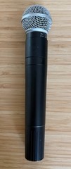 Shure L2 SM58 Dynamic Wireless Microphone (L2-AG) + OEM Holder *USED* POWERS ON!