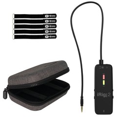 iRig Pre 2 Microphone Preamp for Smartphones, Tablets, Video Cameras & Case