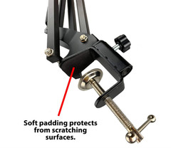 38″ ChromaCast Scissor Professional Microphone Boom Arm Stand Set
