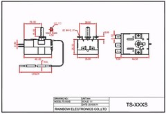 10pc Capillary Thermostat Temperature Control TS-320S +50~+320℃ 16A250V Rainbow