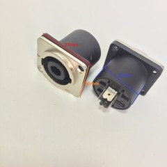 2 Pcs AFT NL4MP Female SpeakON Receptical for Speaker Connection W/ Metal Panel
