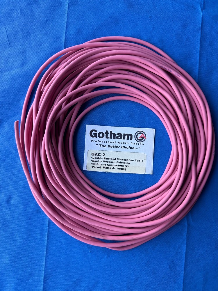 Gotham GAC-2 Microphone Cable- 25 Meter Bulk Cable
