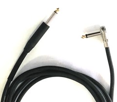 10ft 1/4″ Right Angle HD Audio Instrument Cable Guitar Bass Amp Cord Wire VWLTW