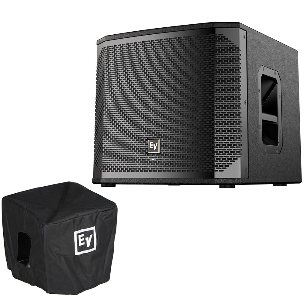 Electro-Voice ELX200-12SP-US 12″ 1200W Subwoofer w/ ELX200-12S-CVR Padded Cover