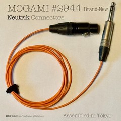 1–30 ft Mogami 2944 console cable Orange | Choose Neutrik XLR/TRS | Bulk Ready