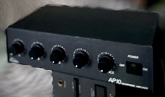 Vintage Multi Channel Headphone Amplifier 4 Stereo Input Solid State Mixer Works