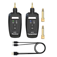 For Guitar Wireless Transmitter & Receiver Set 2.4GHz 24Bit 48KHz No Latency