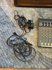 Spirit Folio 12/2 by Soundcraft RW1455 12 Channel Mixer With Plug And cords