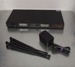 GTD Audio G-788 Dual Channel UHF Professional Wireless Receiver UNIT ONLY +Power