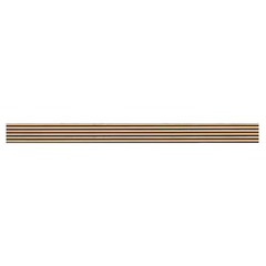 Harmony Almond Acoustic 0.80 In. X 9.5 In. X 120 In. Beige Wood Sound Absorbing