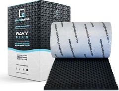 Wavy Plus Thermal Acoustic Insulation Mat – 196.9” Sound Dampening Foam