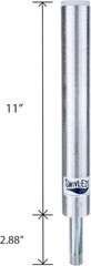 SP-2114 Lock’N-Pin ¾-Inch Pin Post, 11 Inches Tall, 1.5-Inch Diameter, Brushe…